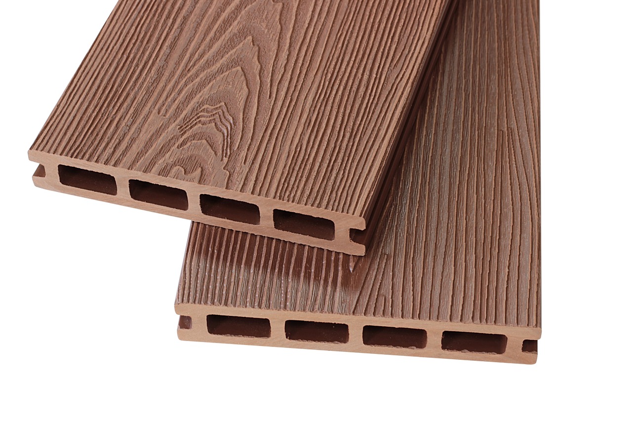 Террасная доска NEXTWOOD Expert 146х24х3000 Светло-коричневый (3D с двух сторон)