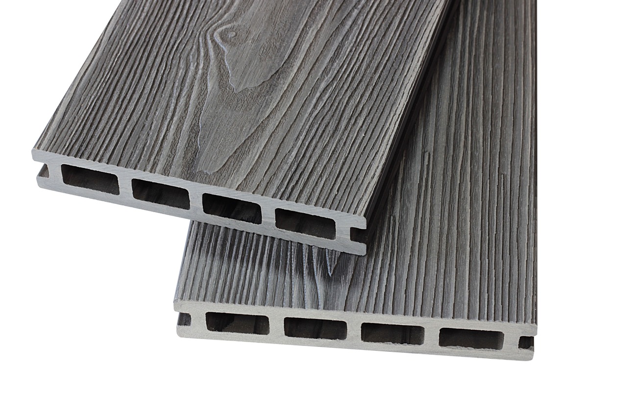 Террасная доска NEXTWOOD Expert 146х24х3000 Multicolor Gray (3D с двух сторон)