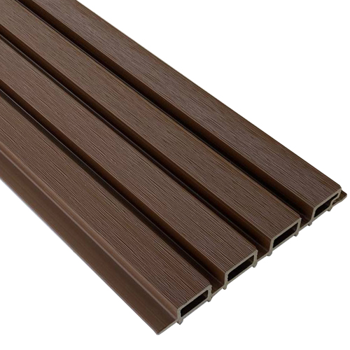 Фасадная реечная панель TimberTex co-extrusion 219х26х4000 Темно-коричневый
