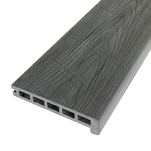 Ступень TimberTex ДПК 155х22х3000(4000) Винтаж Серый Пустотелая